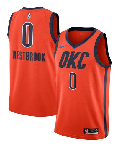 Jersey Hombre Nba Nike Russell Westbrook Earned Statement Edition Swingman  Bq1171-891 | Meses sin intereses