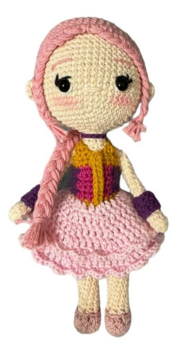 Muñeca Luli Pampin Amigurumi Tejida A Crochet