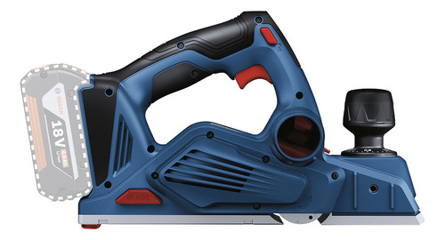 Cepilladora eléctrica de mano Bosch Brushless GHO 185-LI 8.2cm 127V color azul marino