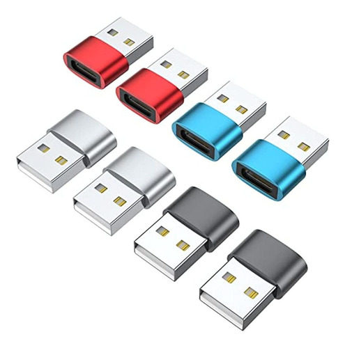 Adaptador Usb C Hembra A Usb Macho (paquete De 8), Adaptador