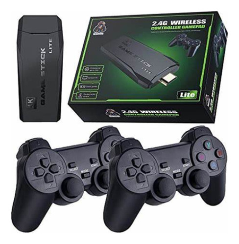 Nueva Versión Game Stick Mas De 40.000 Juegos Modelo 2025 Negro