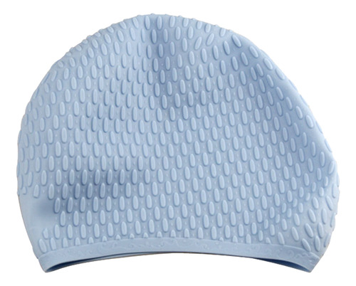 Práctico Gorro De Piscina De Silicona Para Pelo Largo, Prote