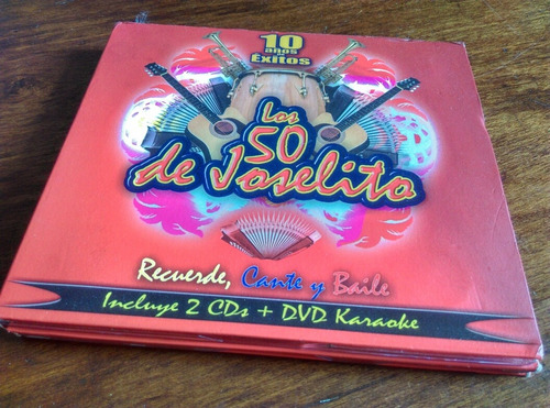 2 Cds Y Un Dvd Karaoke Los 50 De Joselito.      Ljp
