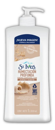 Crema Corporal St Ives Avena Y Karité De 1 Lt