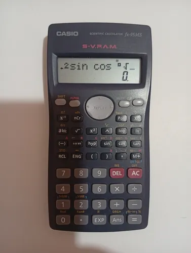 Calculadora Científica Casio Fx-95ms Azul Oscuro (Usado)