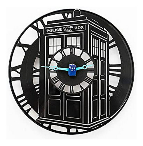 Reloj De Pared Dr. Who De Vinilo