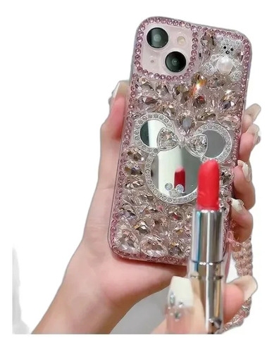 Funda Diamond Bear Mirror For Samsung S24/a05s