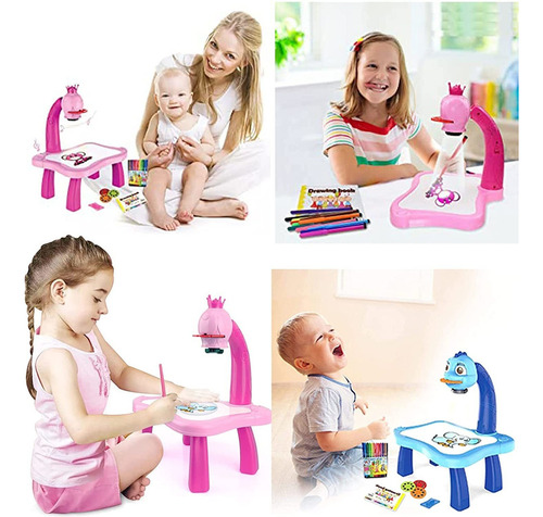 Puzzle Proyector Infantil Aprendiendo A Dibujar Mesa Musical