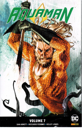 Aquaman Volume Nº 07 - 1ª Série - Editora Panini - Capa Mole - Bonellihq 7 Cx296 V20