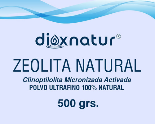 Zeolita Cliptololita Micronizada 100% Natural Polvo 500 Grs