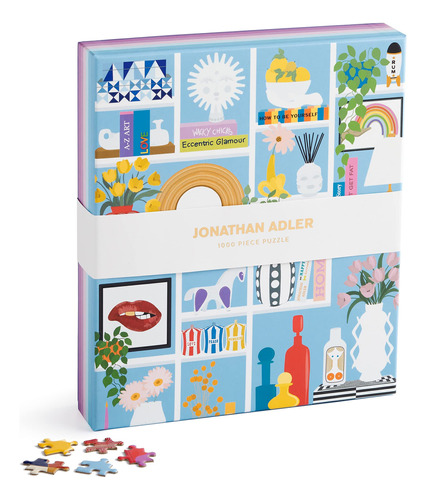 Puzle Galison Jonathan Adler Shelfie 1000 Piezas