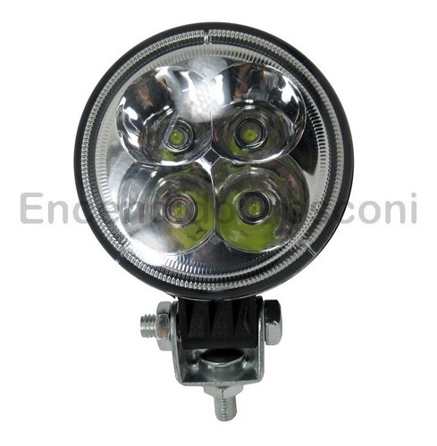 Faro Proyector Redondo 12w 1600lm 4leds 12v 24v