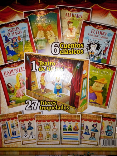 La Valijita Abre El Telón: Cuentos Con Títeres, De Varios., Vol. Oc. Editorial Billiken Jerez, Tapa Blanda En Español, 2014