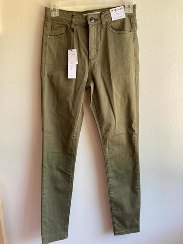 Pantalones Mujer Topshop W28 L30 Leigh Nuevos Con Etiqueta