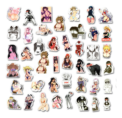 50/100 Pegatinas De Anime Hentai Pinup Bunny Girl Waifu