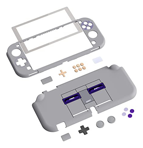 Pack Extremerate: Funda Protectora Snes Para Switch Lite