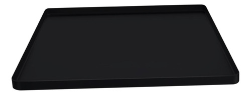Silicona Mini Nevera De La Alfombra Del Piso Bandeja Negro