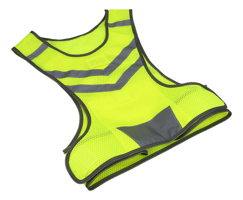 Chaleco De Seguridad Reflectante Ajustable De Alta Visibilid