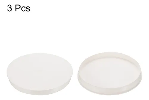 3 Tapón Tapa De Extremo De Tubería Pvc 6 Para Diy Blanco