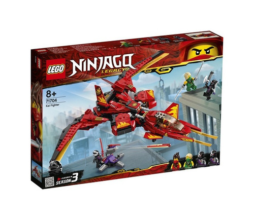 Imagen 2 de 6 de Bloques para armar Lego Ninjago Kai fighter 513 piezas en caja