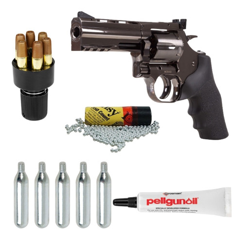 Dan Wesson 715 4in Co2  12g 350 Bbs 4.5mm Pellgun Xchws P