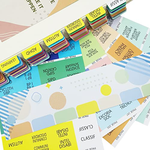 Fichas De Índice Para Dsm-5, Codificadas Por Colores Y Lamin