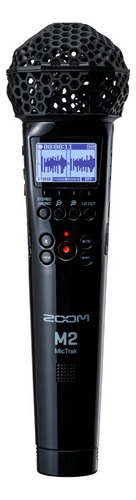 Gravador de voz Zoom M2 unidirecional/32 bits/Micro SD, cor preta