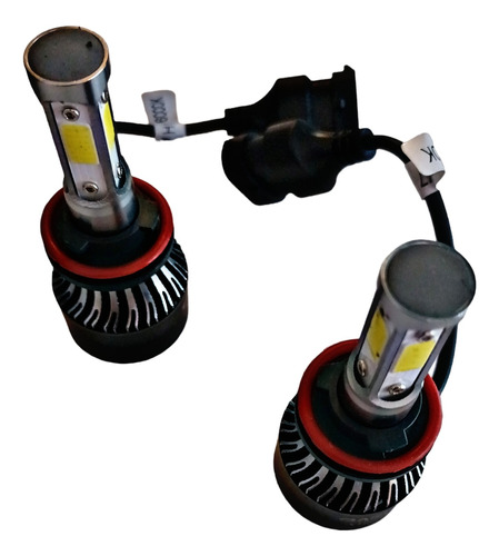 Kit De Faros Delanteros 4 Caras Luz Blanca Alta  H-11