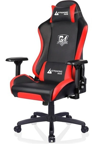 Silla Gamer Ergonomica Apoyabrazos 4d Gtracing Ace-s1-red