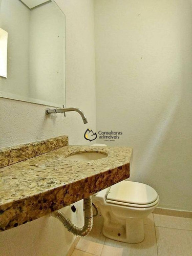 Casa Com 3 Dormitórios À Venda, 260 M² Por R$ 760.000,00 - Condomínio Campos Do Conde 1 - Paulínia/sp - Ca0542