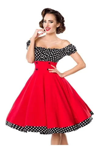 Vestido Poa Anos 60 MercadoLivre
