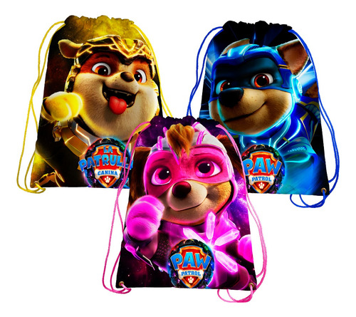 60 Paw Patrol 1 Morralitos Dulceros Recuerdos Fiesta