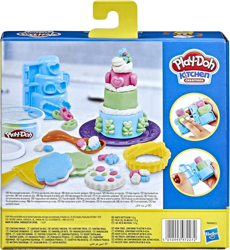 Play-doh Pastelería Set De Juego Incluye 6 Accesorios