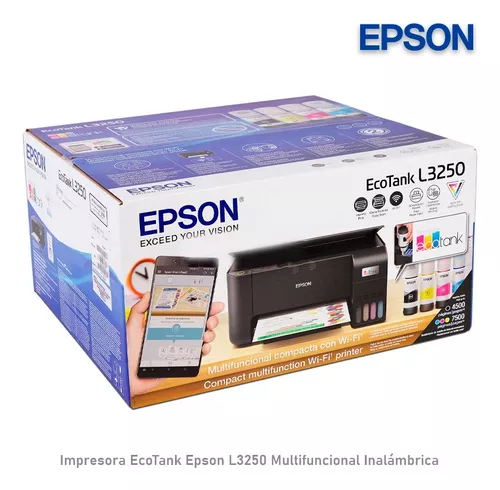 Impresora Tinta Continua Multifuncional Epson Ecotank L3250 WiFi