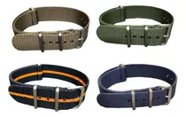 Comprar 4 Mallas Correas Nato De Naylon Para Relojes Caballito