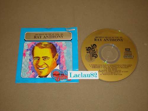 Ray Anthony Achivo Musical Vol 3 Emi 1991 Cd