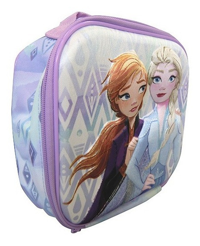 Lunchera Escolar 3d Disney Frozen Oficial