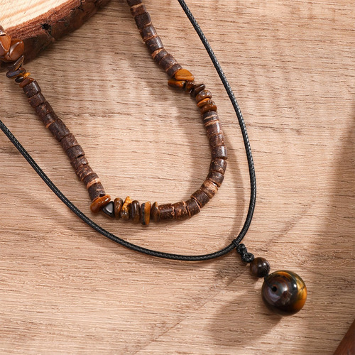 Collar De Concha De Puka Para Hombre, Gargantilla De Concha