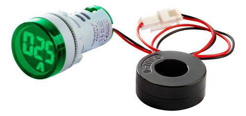 Combo Amperimetro Digital Brinna 220v 380v 100a Ojo De Buey