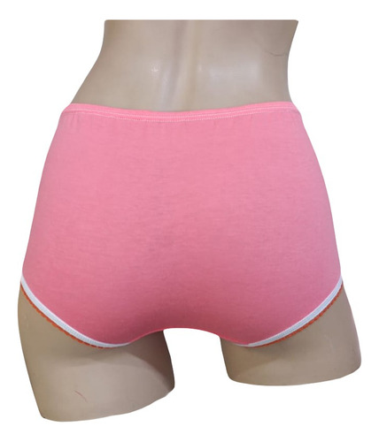 Panty Pantaleta Completa Algodón Paquete 2 Piezas Mujer 6052
