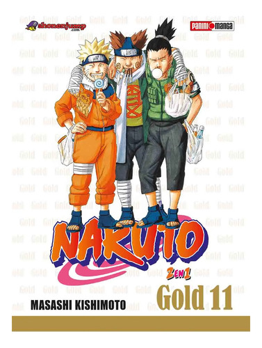 Manga Naruto Gold Edition Tomo N. 11 Panini