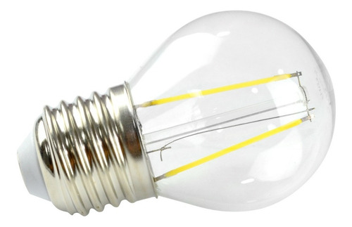 Foco Tipo Bulbo Led 2w Base E26/27 Energain Blanco Frío Luz Luz Blanca