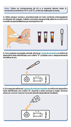 Teste Rápido Accuvet Dirofilariose Ag - C/10 Testes