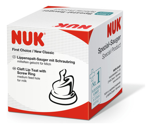 Tetina Para Bebés Nuk Para Labio Leporino - Fisura Labial