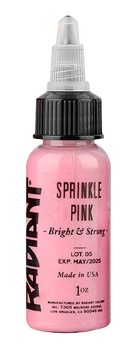 Tinta Profesional Para Tatuar Radiant Sprinkle Pink 1oz