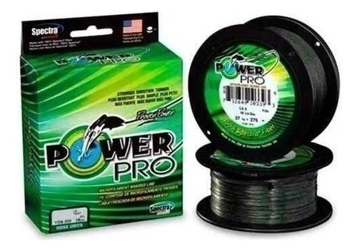 Linea Pesca Trenzada Power Pro Verde 65lbs 500yds