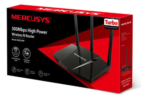 Router Mercusys Wireless 2.4 Ghz Banda Unica 300 Mbps Ieee