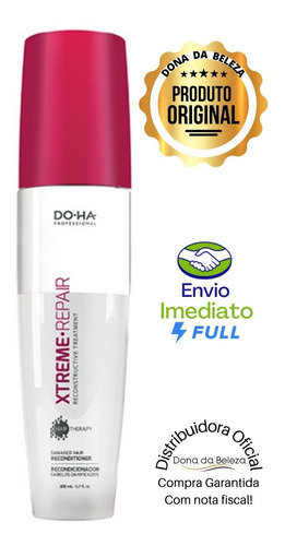 Imagem 1 de 4 de Recondicionador Bifasico Xtreme Repair Doha Doctorhair 210ml