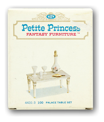 Ideal Petite Princess Fantasy Furniture Palace Table Set