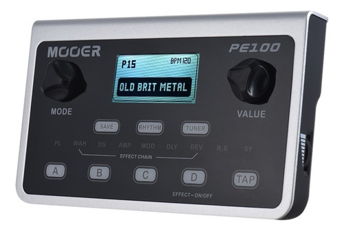 Mooer Pe100 Portátil Multi -efectos Procesador Guitarra Efe